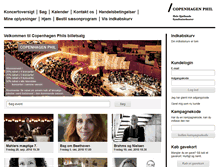 Tablet Screenshot of copenhagenphil.billetten.dk